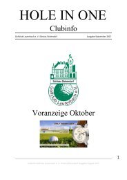 Clubinfo September 2017