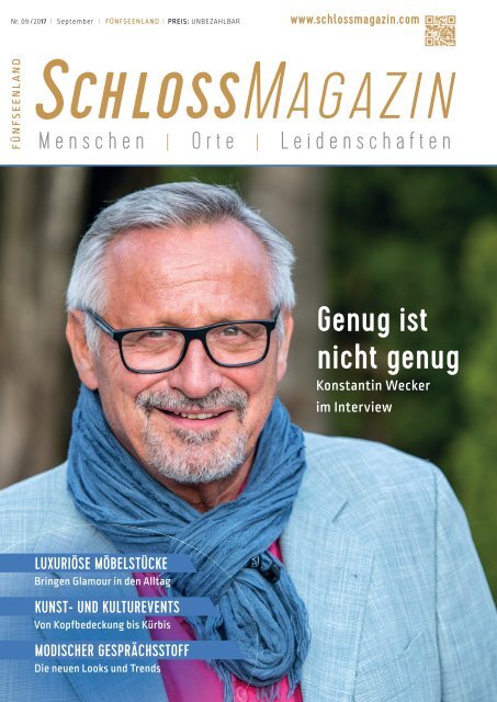 SchlossMagazin Fünfseenland September 2017