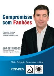 Programa Eleitoral para a Freguesia de Fanhões