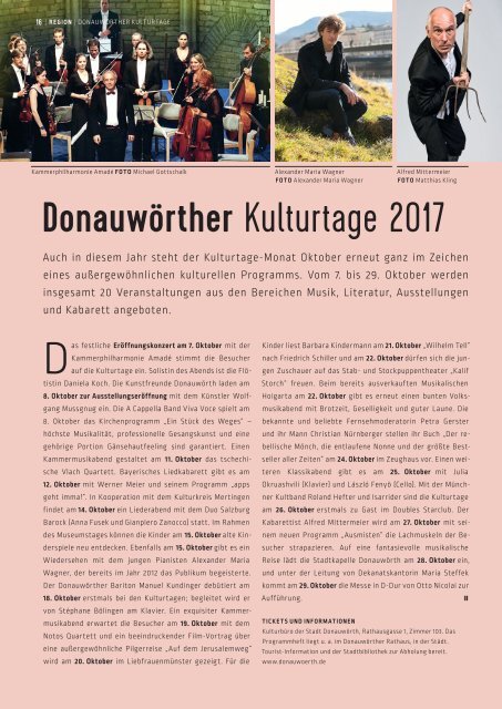 SchlossMagazin Bayerisch-Schwaben September 2017