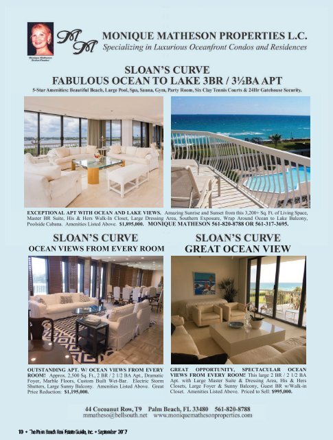 September 2017 Palm Beach Real Estate Guide