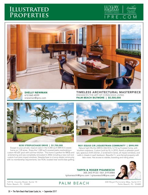 September 2017 Palm Beach Real Estate Guide