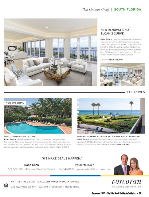 September 2017 Palm Beach Real Estate Guide