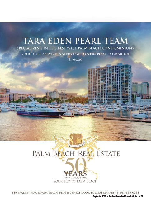 September 2017 Palm Beach Real Estate Guide