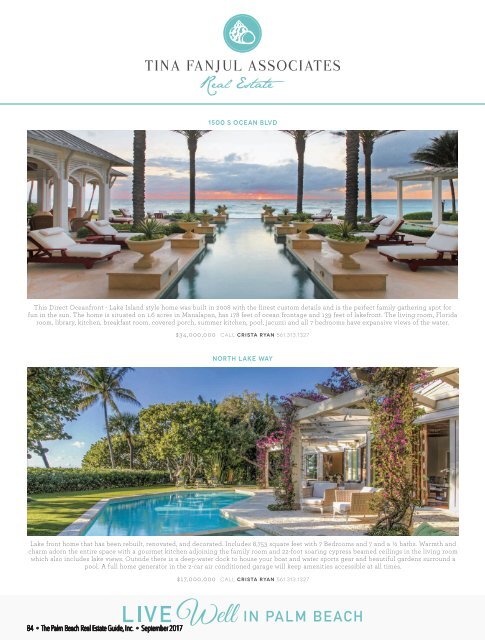 September 2017 Palm Beach Real Estate Guide