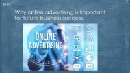 Why online advertising is important for future business succes