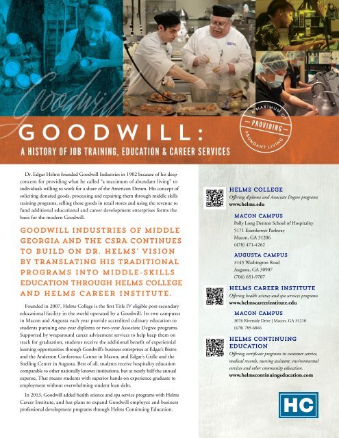 Goodwill Annual Report designed by Susie Allen