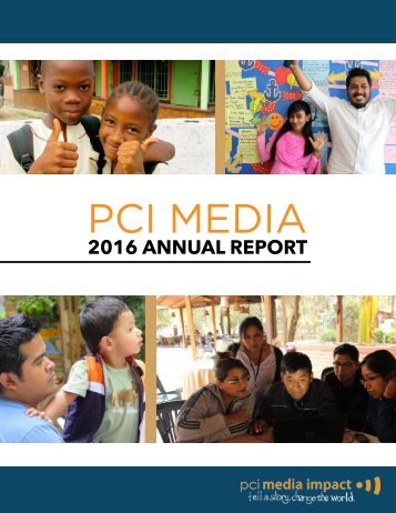 Annual Report 2016 PCI Media