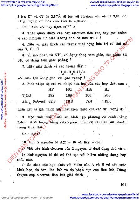 CƠ SỞ LÝ THUYẾT HÓA HỌC PHẦN MỘT CẤU TẠO CHẤT PGS. NGUYỄN ĐÌNH CHI (SCANNED VERSION)