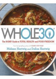 Preview The Whole 30 The official 30D guide to total health and food freedom by Dallas