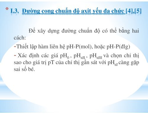 TÌM HIỂU VỀ CHUẨN ĐỘ ĐA AXIT - ĐA BAZƠ