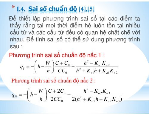 TÌM HIỂU VỀ CHUẨN ĐỘ ĐA AXIT - ĐA BAZƠ