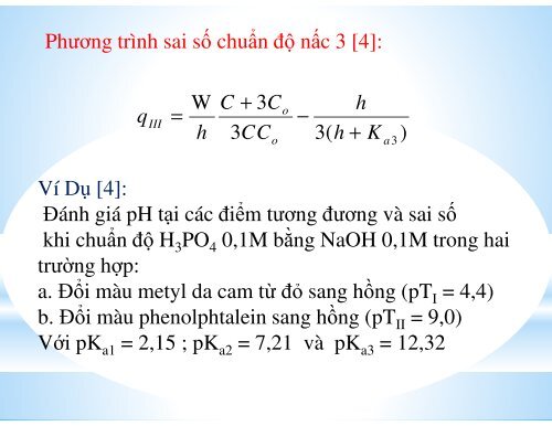 TÌM HIỂU VỀ CHUẨN ĐỘ ĐA AXIT - ĐA BAZƠ