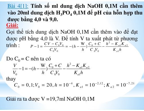 TÌM HIỂU VỀ CHUẨN ĐỘ ĐA AXIT - ĐA BAZƠ