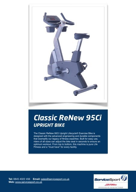 Life Fitness CPO 95Ci Upright Bike