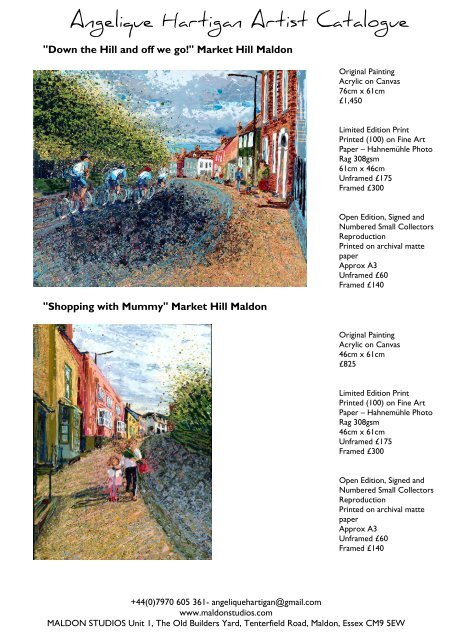 Views of Maldon - Exhibition Catalogue