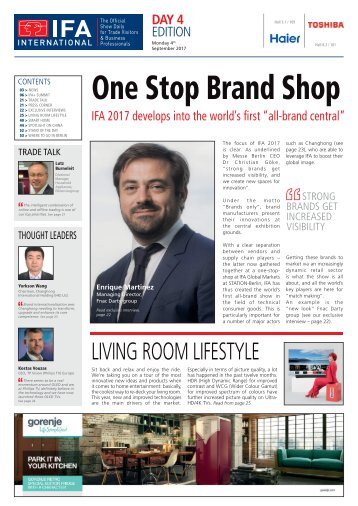 DAY 4 Edition - IFA International 2017