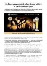 Concorso Birra Warsteiner in palio week end e voli a Berlino