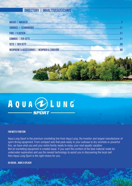 Aqua Lung Sport Buyers Guide 2018