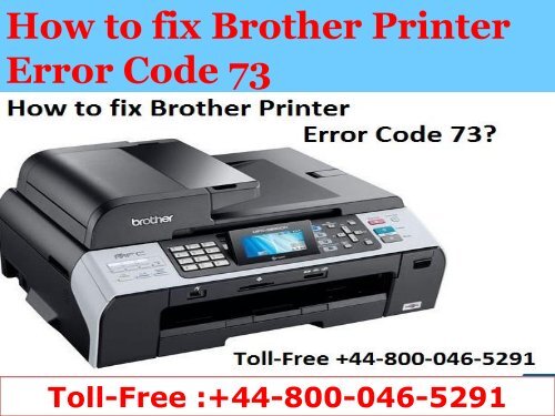 8000465291  How to fix Brother Printer Error Code 73