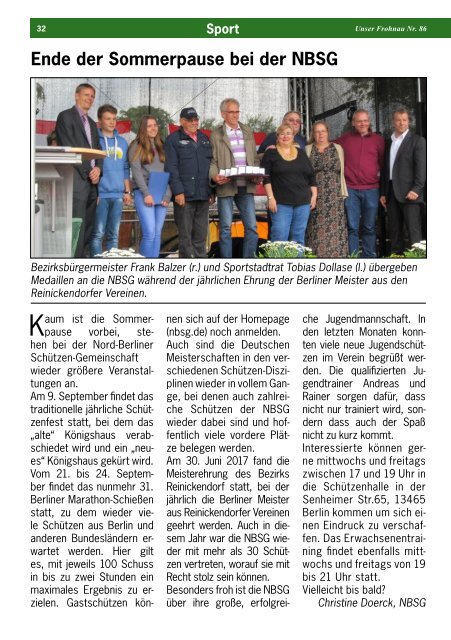 Unser Frohnau 86 (September 2017)