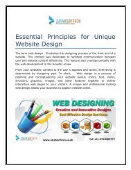 Professional Web Design Company in UK