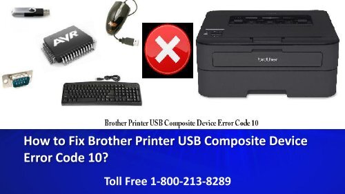 How to Fix Brother Printer USB Composite Device Error Code 10