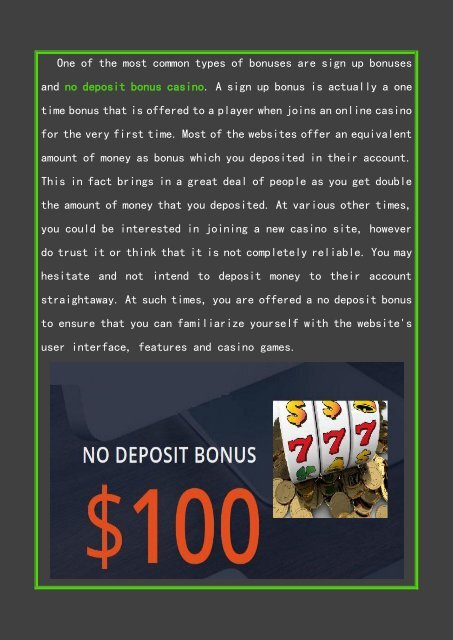 100 % free Spins No-deposit bitcoin video casino Bonuses & Money Requirements