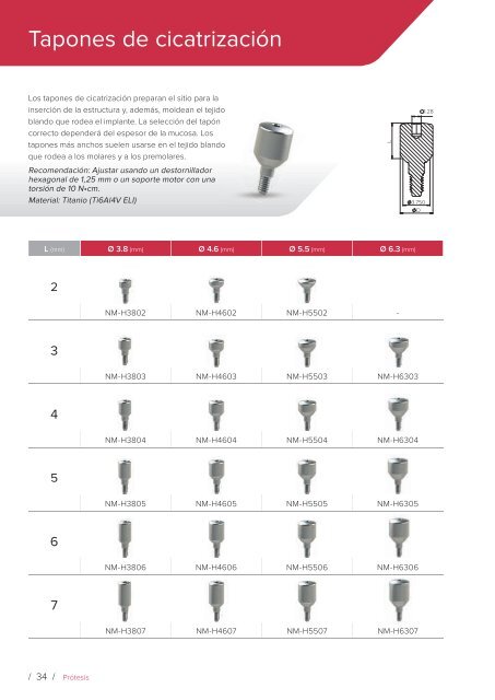 Noris Medical Spanish Product Catalog 2017