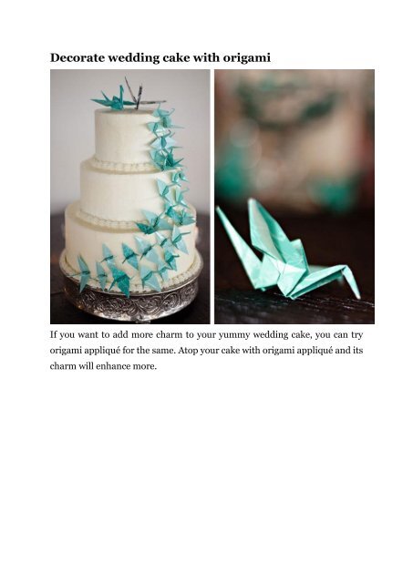 15 Best Ways To Use DIY Paper Craft In Your Wedding- A2zWeddingCards