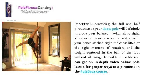 Different Creative Ways to Re-purpose Your Online Pole Fitness Dancing Lessons