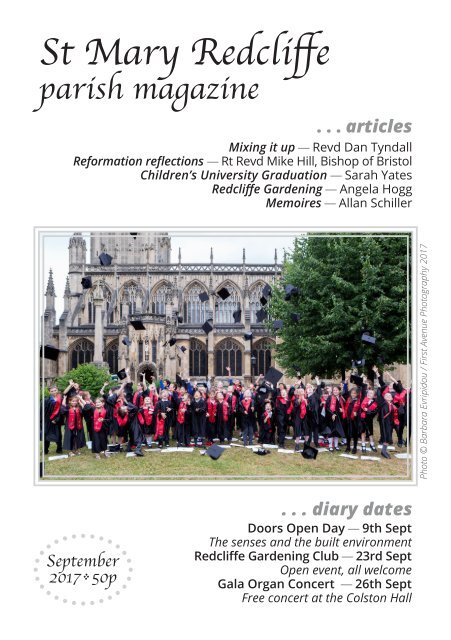 St Mary Redcliffe Church Parish Magazine - September 2017