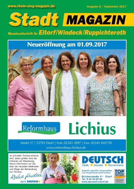 Stadtmagazin Eitorf, Windeck, Ruppichteroth