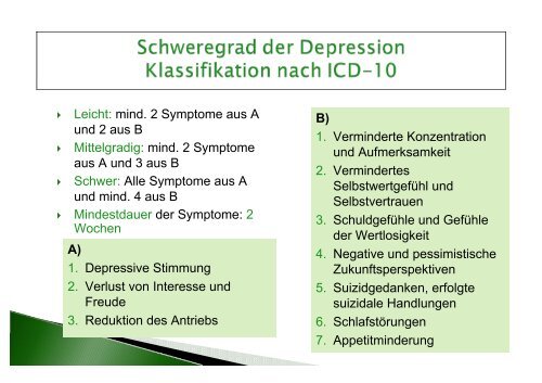 0 + ++ - Klinik für Psychiatrie und Psychotherapie