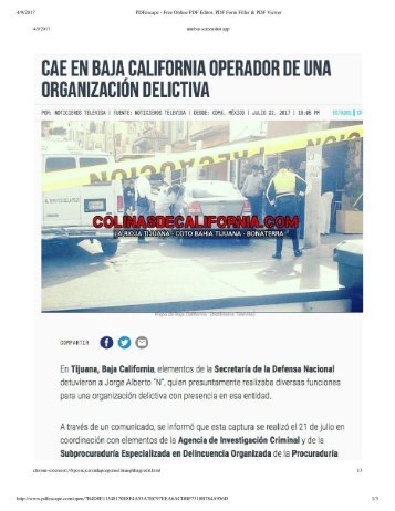 Cae Otro Vecino Mafioso en La Rioja Residencial Tijuana, Era de los Pesados del Cartel de Sinaloa, Lo Agarraron en el Mismo Edificio Que a la Vecina Secuestrada