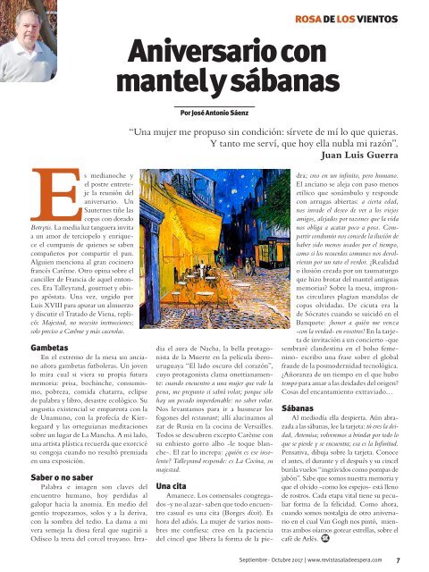 Revista Sala de Espera Panamá Nro. 86 Septiembre - Octubre