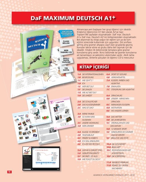 DaF Almanca Katalog 2017/18