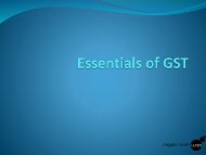 Essentials of GST