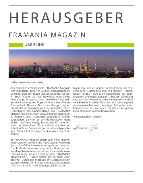 Framania Magazin Ausgabe Juli  2017