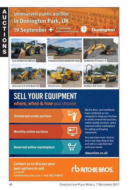 Construction Plant World - 7th September 2017