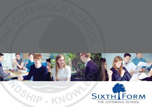 Cotswold School Sixth Form die cut cover and inside pages for web