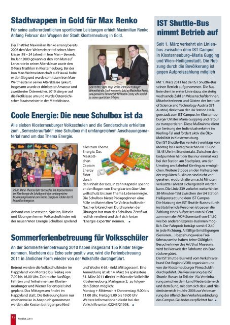 (3,93 MB) - .PDF - Stadtgemeinde Klosterneuburg