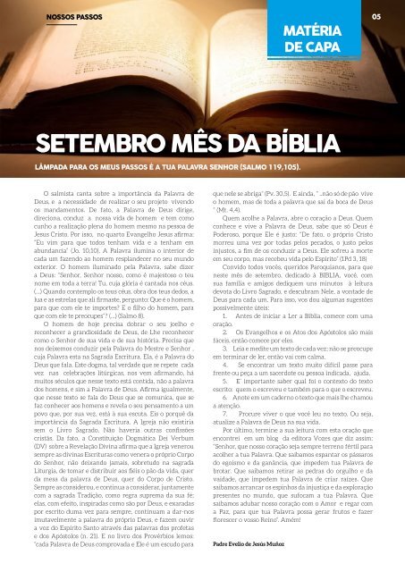 Revista Nossos Passos ed. Setembro