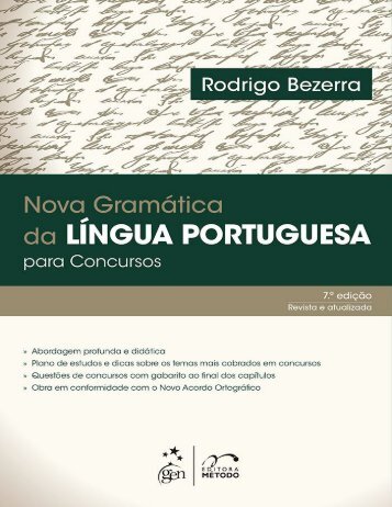 Nova Gramatica da Lingua Portuguesa para Concurso