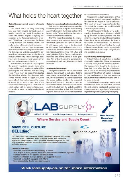 Laboratory news & BioScience March 2017