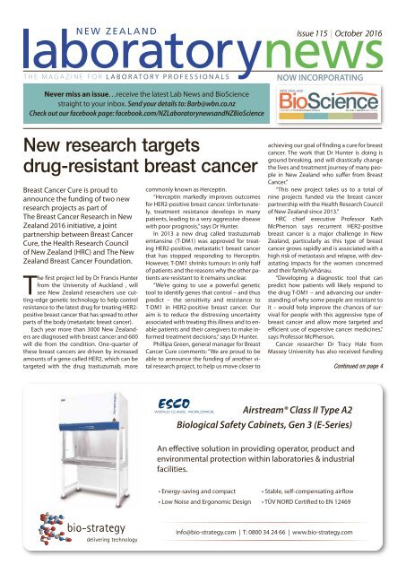 Laboratory News & BioScience October 2016