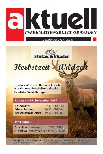 Aktuell Obwalden 36-2017