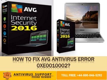Fix AVG Antivirus Error 0xe0010002  Dial +44-800-046-5292