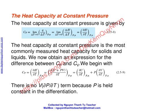 LECTURE PHYSICAL CHEMISTRY 3rd EDITION ROBERT G. MORTIMER