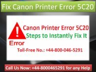 448000465291 clear Canon Printer Error 5C20 code